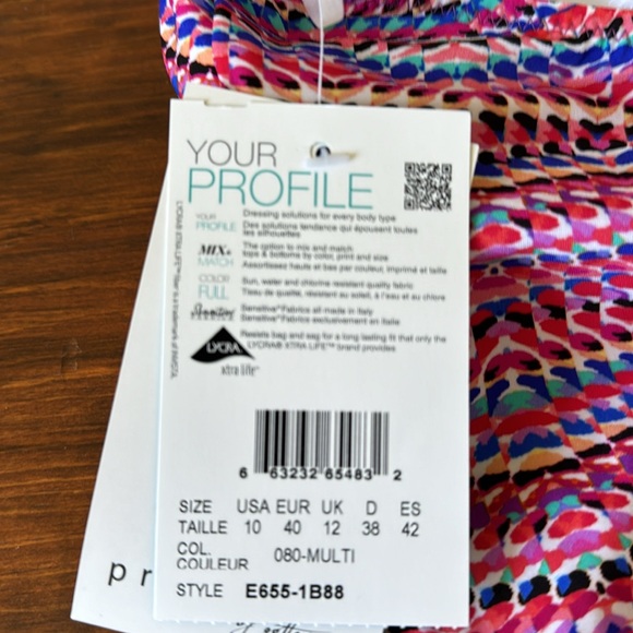 New Profile by Gottex halter Tankini top with soft cups for support - Picture 5 of 6